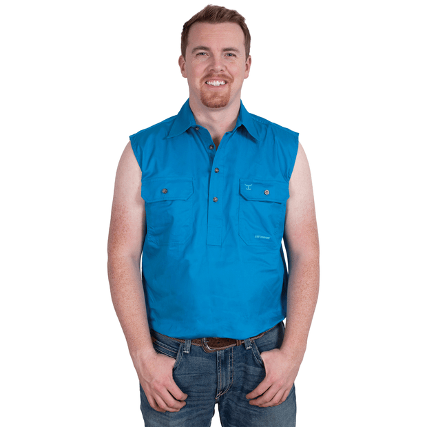 Men's - Jack - 1/2 Button Sleeveless