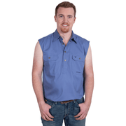 Men's - Jack - 1/2 Button Sleeveless