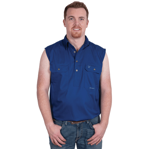 Men's - Jack - 1/2 Button Sleeveless