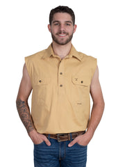 Men's - Jack - 1/2 Button Sleeveless