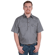 Men's - Adam - 1/2 Button Short Sleeve