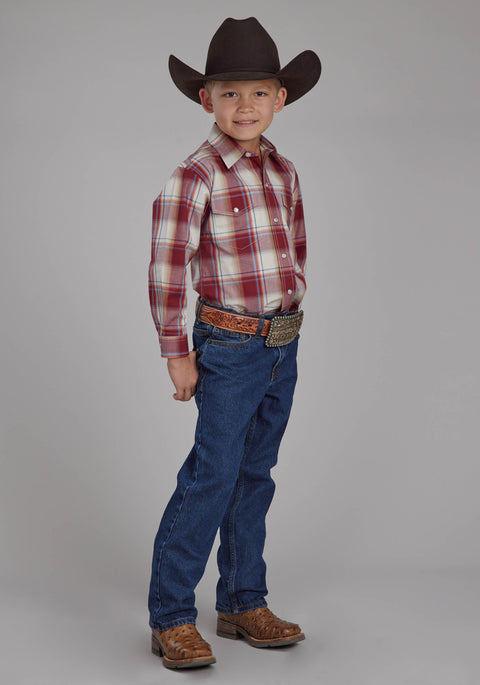 Boy's - Amarillo Collection Plaid Shirt