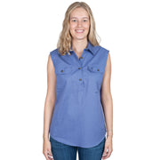 Women's - Kerry - 1/2 Button Sleeveless