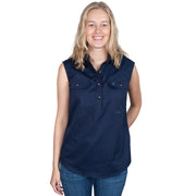 Women's - Kerry - 1/2 Button Sleeveless