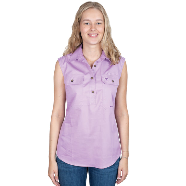 Women's - Kerry - 1/2 Button Sleeveless