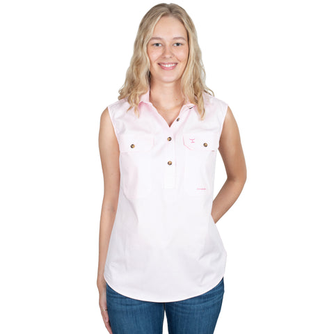 Women's - Kerry - 1/2 Button Sleeveless