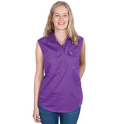 Women's - Kerry - 1/2 Button Sleeveless