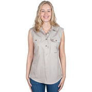 Women's - Kerry - 1/2 Button Sleeveless