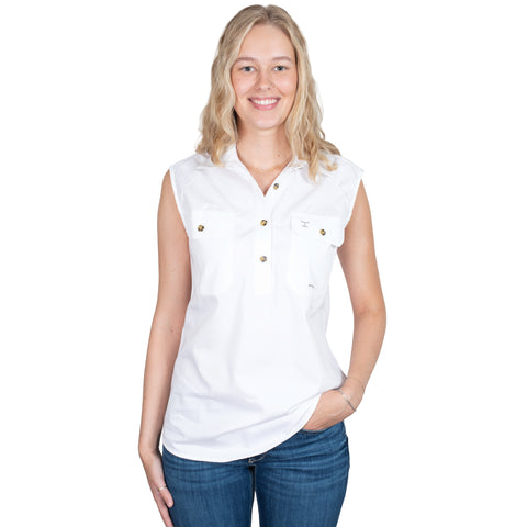 Women's - Kerry - 1/2 Button Sleeveless