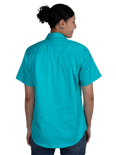 Women's - Evie - Half Button Short Sleeve