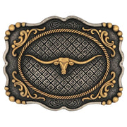 Framed Longhorn Attitude Buckle