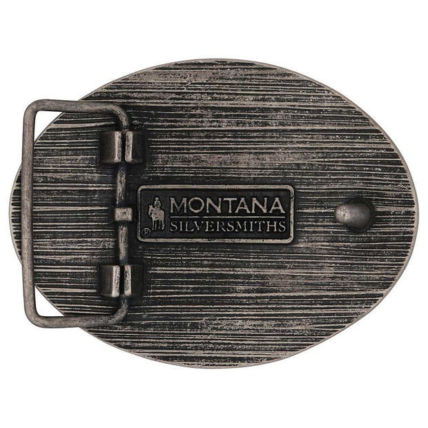 Two-Tone Longhorn Attitude Buckle