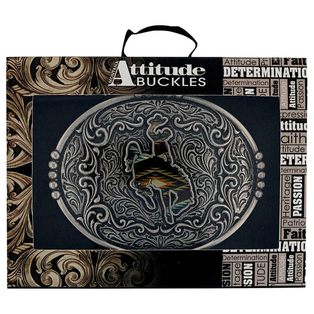 Sunrise Bronc Attitude Buckle