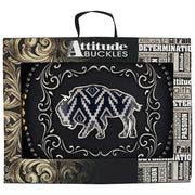 Midnight Buffalo Attitude Buckle