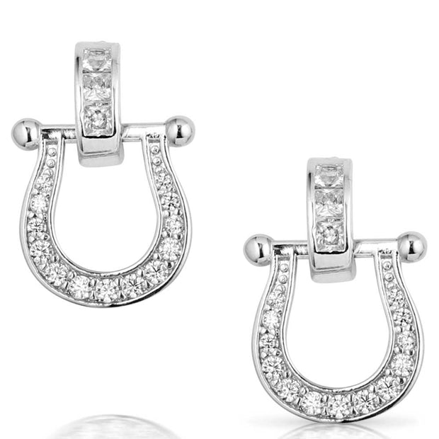 Ride in Style Crystal Earrings