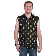 Men's  - Logan - 1/2 Button - Sleeveless