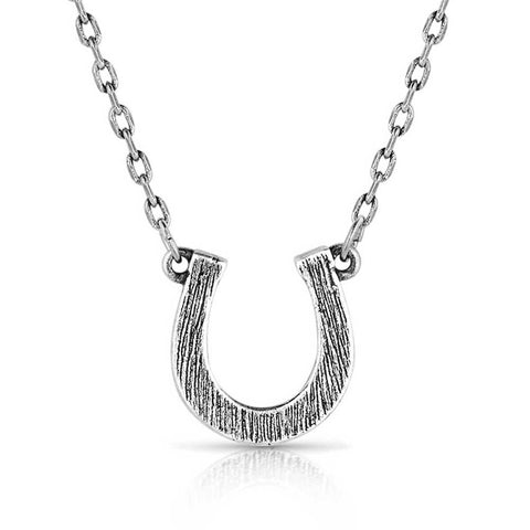 Horseshoe Pendant Necklace