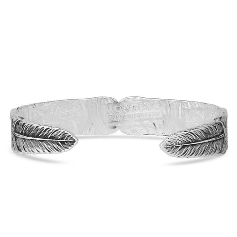 Strength Within Feather Cuff Bracelet