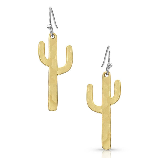 Montana Silversmiths Golden Cactus Earrings ER4288YG