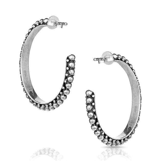 Antiqued Bead Hoop Earrings – Just Country Australia Pty Ltd